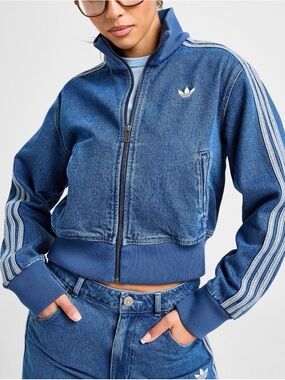 ✨Host pick✨Adidas FIREBIRD TRACK TOP DENIM